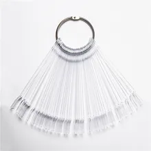 ROSALIND – faux ongles, carte de couleur, anneau à boucle blanche transparente, accessoires de manucure