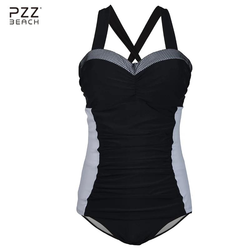 Hot Brazilian Bikini One Piece Swimsuit Plus Size Swimwear Women Mesh Monokini Bathing Suits Maillot De Bain Femme Biquini L-6XL