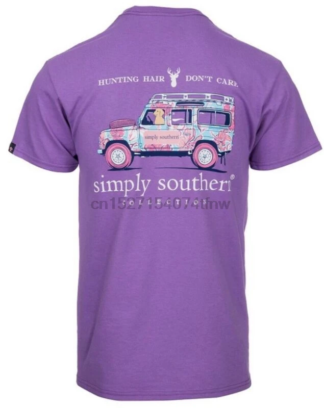 

New Medium Simply Southern Hunting Hair Don't Care tees SS T-Shirt Nwt(1)
