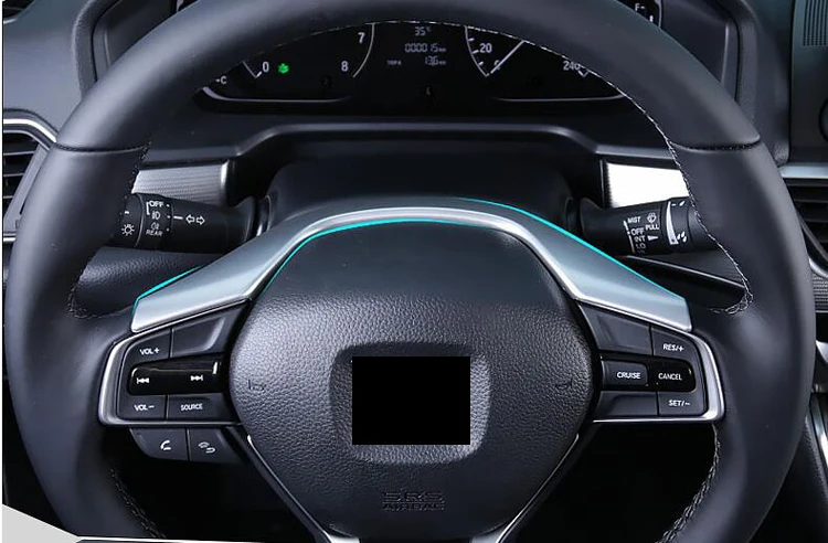 Стикер из АБС пластика для стайлинга автомобиля кнопки на руль Обложка отделка
