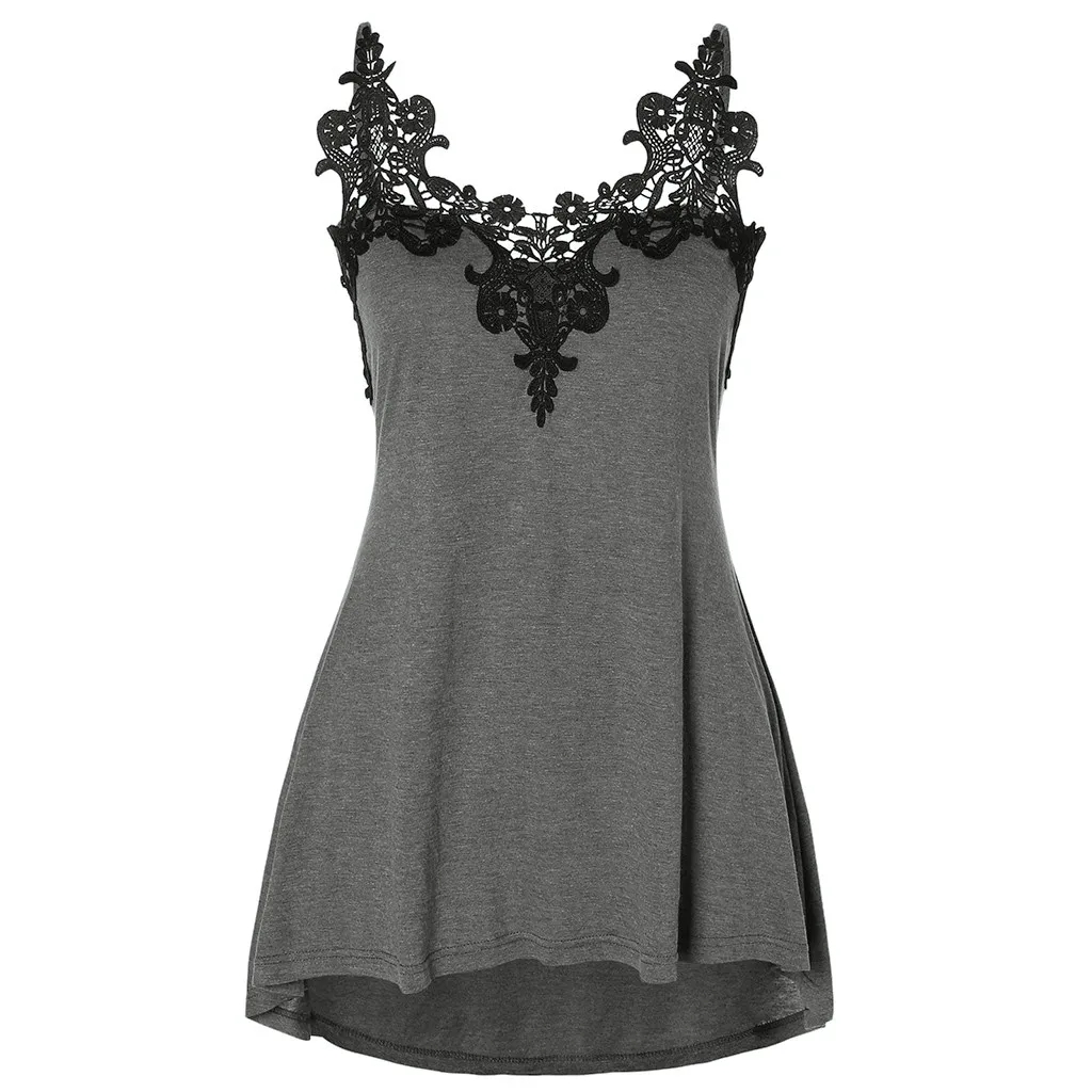

Women Plus Size Sexy tank top Embellished Halter Neck Vest Lace Tank Sling Tops Fashion summer tank top Women haut femme 2019