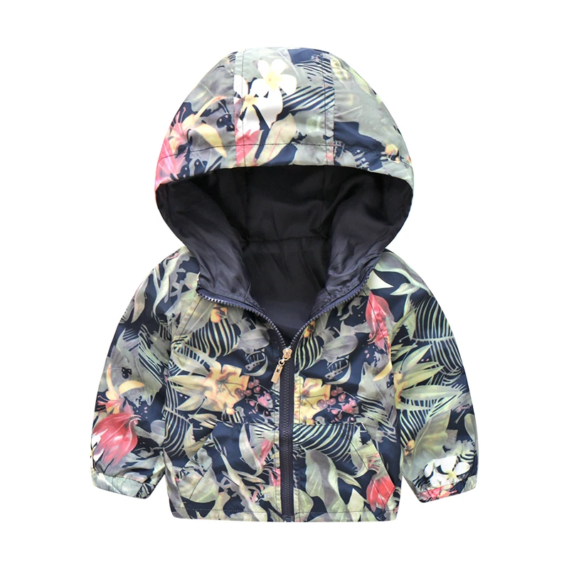 2018 New Arrivals Spring Children Camouflage Hooded Jackets For Boy Girls Outwear Clothes Kids Long Sleeve Windbreaker CMB319 (2)