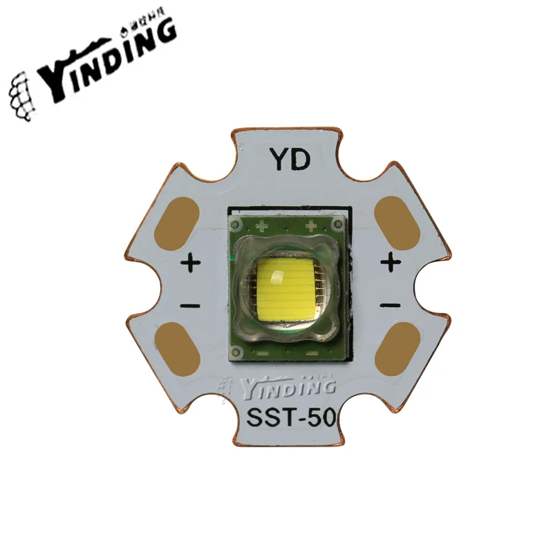 Luminus SST-50 15 Вт высокомощный светодиодный излучатель нейтральный/холодный белый фонарик источник света светодиодный чип Диодная лампочка с