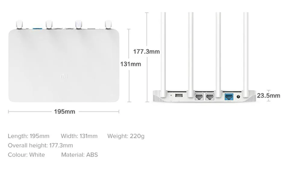 Оригинальные беспроводные роутеры Xiaomi Mi Router3 Wi Fi 3 2 4 ГГц/5 ГГц Двухполосное