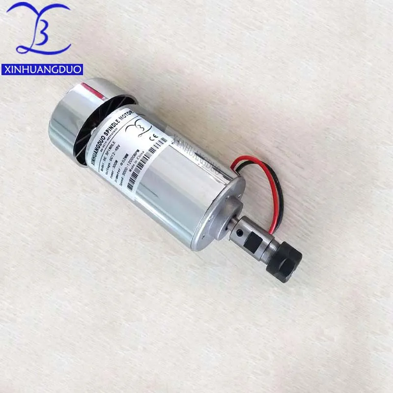XINHUANGDUO Dia 52mm CNC Spindle ER11 48VDC 300W Motor for Engraving Machine 3D 