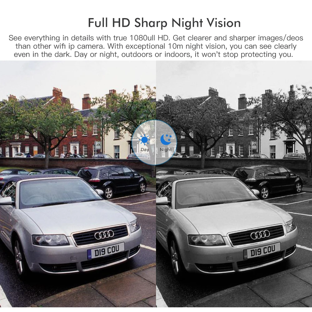 SDETER 1080P облачная беспроводная Wi Fi камера наружная Водонепроницаемая