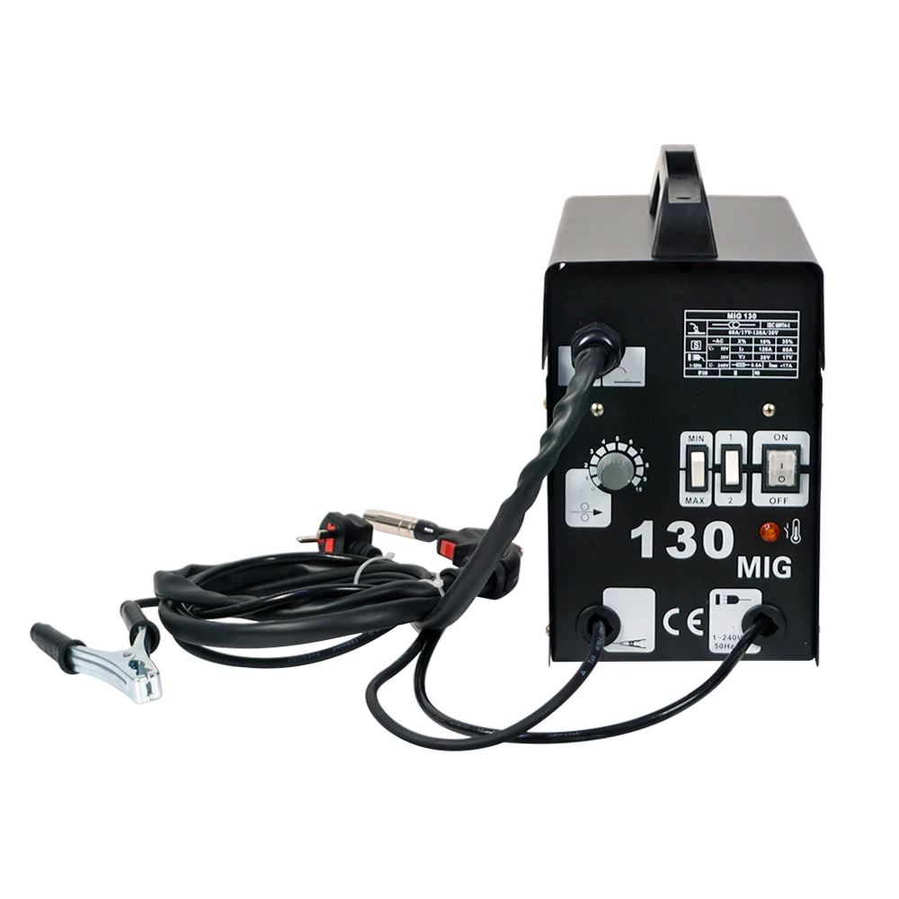 

220V MIG 130 Welder Gasless Flux NO Gas 120A Portable Welding Machine Kits Poste a Souder MIG Welder