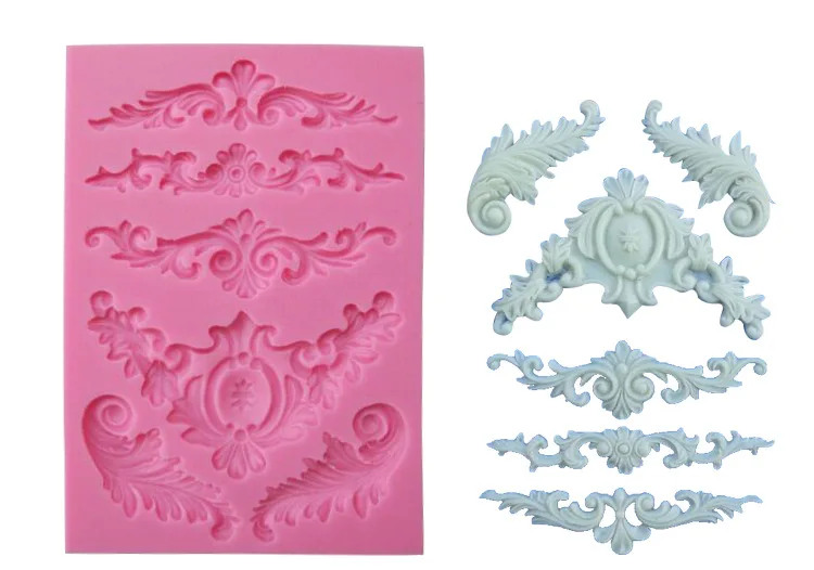 

European Style Relief Lace Silicone Mold Sugar Lace Mold Chocolate Mold Cake Decoration Tools