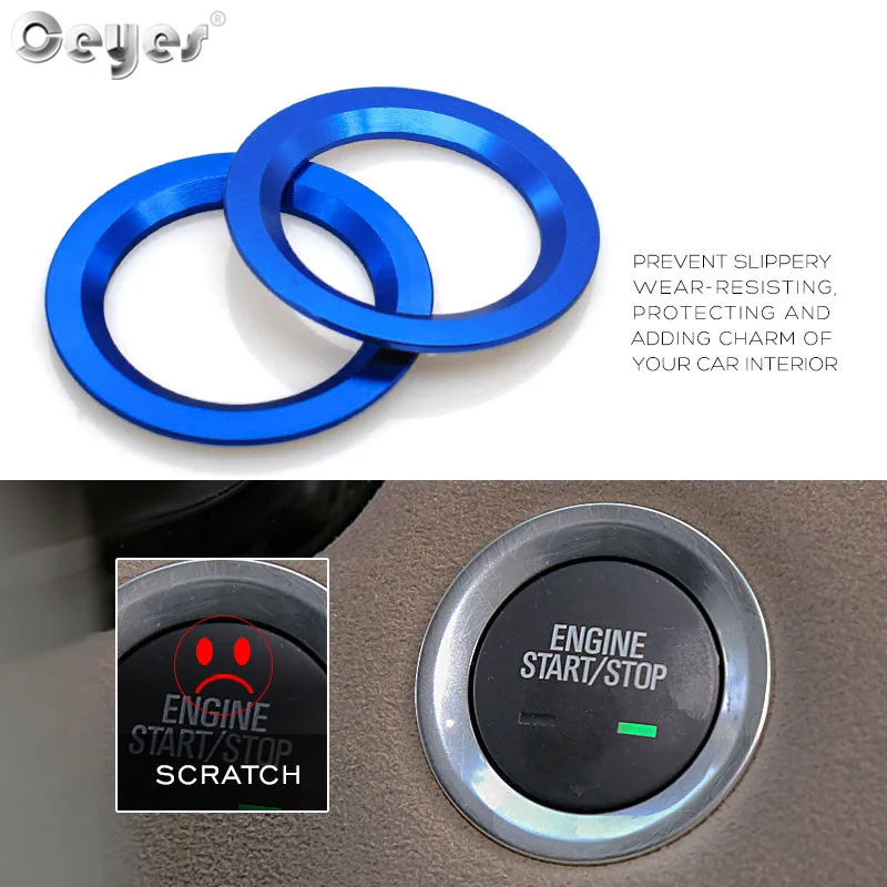 Start Engine Button Ring for CADILLAC (18)