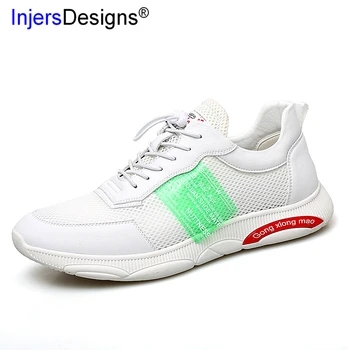 

Hot Sale Sneakers Air mesh Casual Men Shoes Black&White Tenis Masculino Mens Trainers Lace-Up Breathable Fashion Walking Shoes