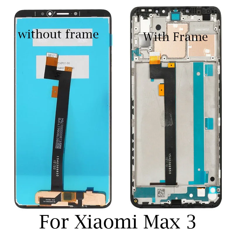 

for Xiaomi Mi Max 3 LCD Display Touch Panel Screen with Frame Mi Max3 LCD Digitizer Assembly Replacement max3 pantalla