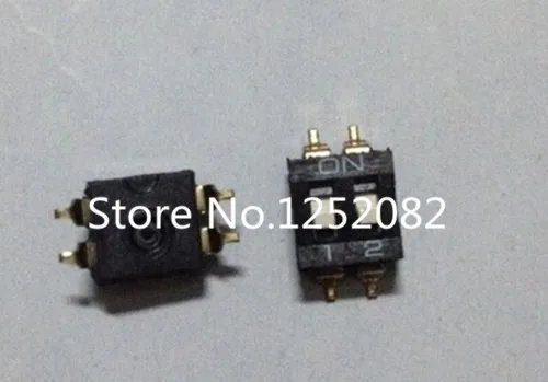 

20PCS DIP switch Pitch 2.54mm 2P SMD DIP switch two SMD DIP switch