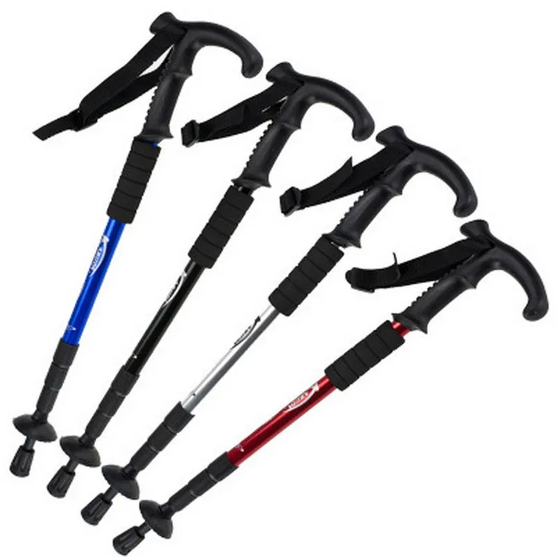 Buy Alpenstock 4 Section Antishock Telescopic Walking
