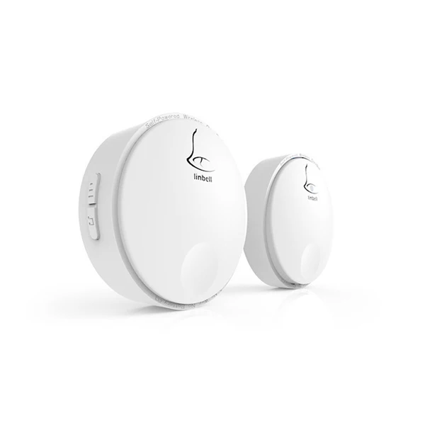 

two receivers Self-powered Wireless Door Bell Smart home Remote Control Distance waterproof No Battery G2