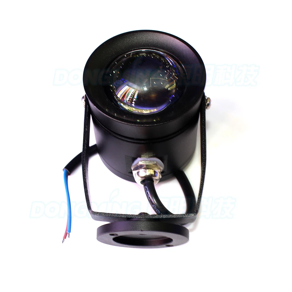 Черная крышка подводный светодиодный свет rgb DC 12V 10W бассейн выпуклая линза