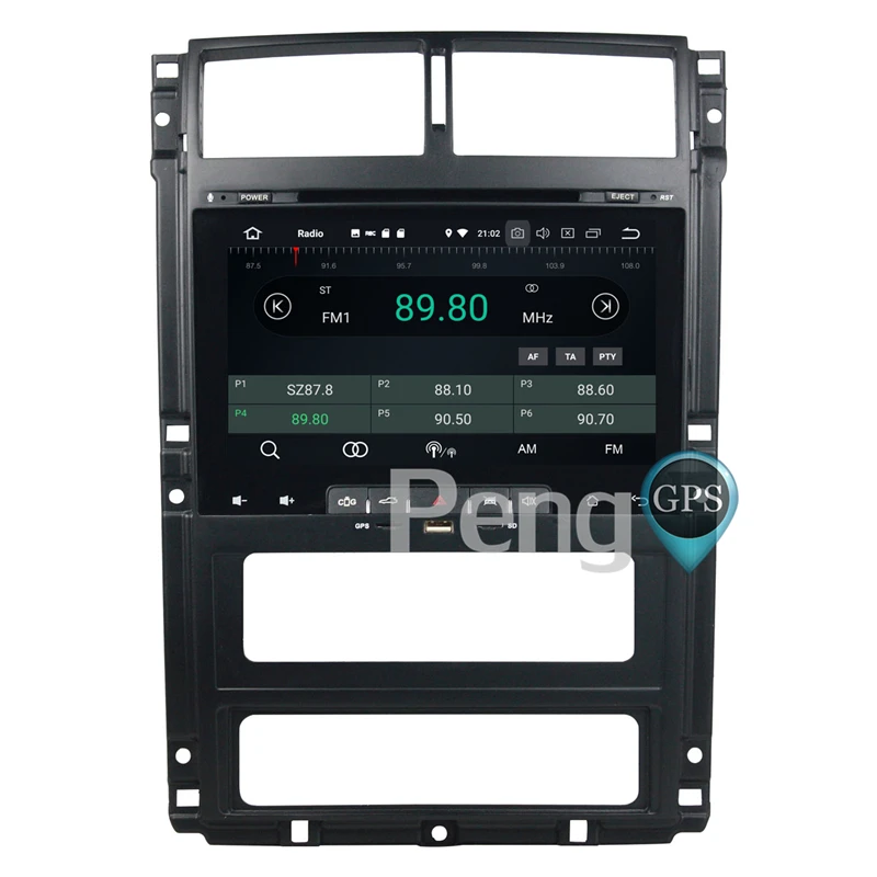 Flash Deal 2 Din Android 8.0 Car CD DVD Player 8Core GPS Navigation for PEUGEOT 405 PG405 Stereo 1080P HD Screen Autoradio 3