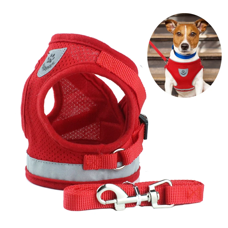 Pet Mesh Reflective Dog Harness for Chihuahua Small Medium Dogs Nylon