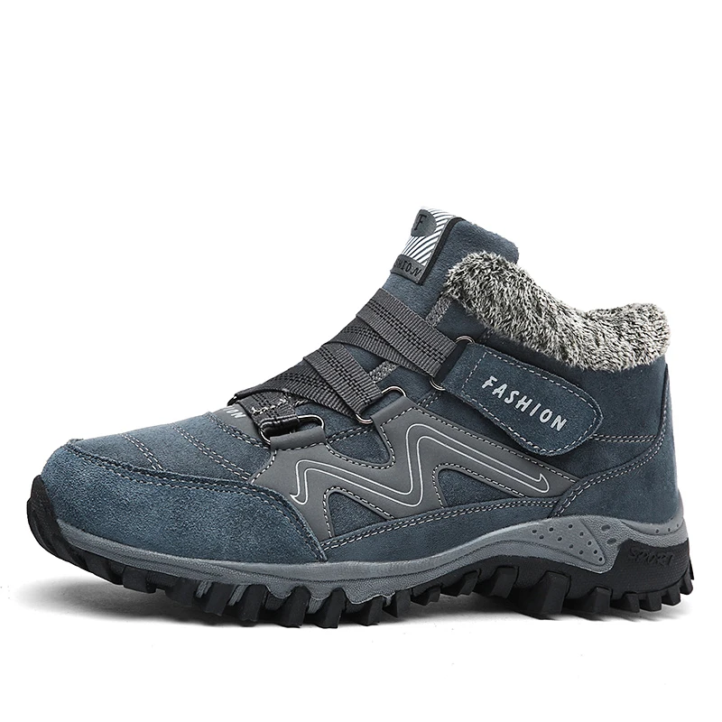 Bottes Anti De Chaussures Peluche Hiver 48 D'hiver Grande Hommes Chaud 38 bleu Sécurité Taille dérapage Supérieure Noir En Qualité B84xwrE8qH