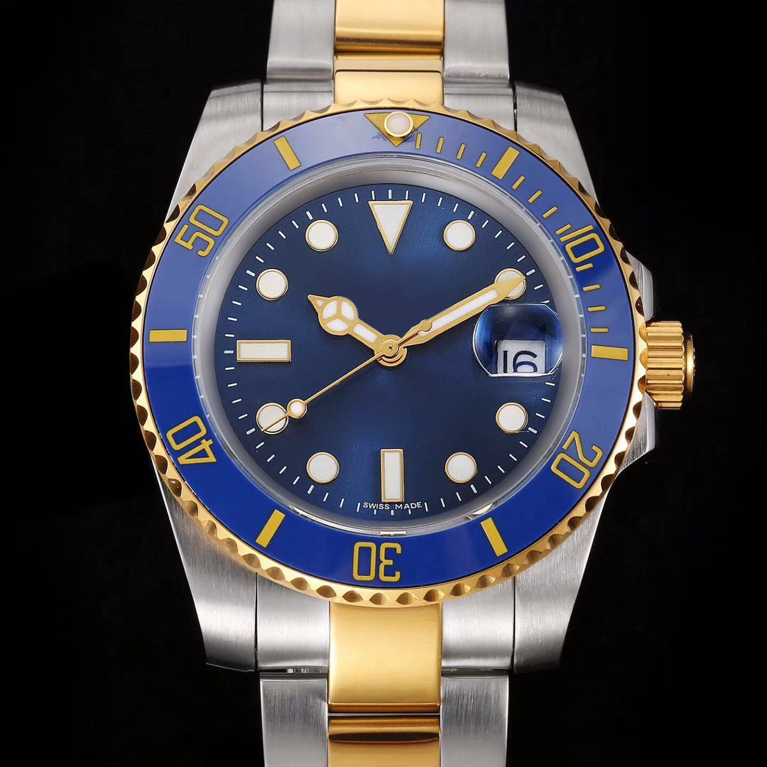 

U1 factory best selling AAA high quality luxury men's watch 116613LB-97203 series 40MM blue dial sapphire 2183 movement watch