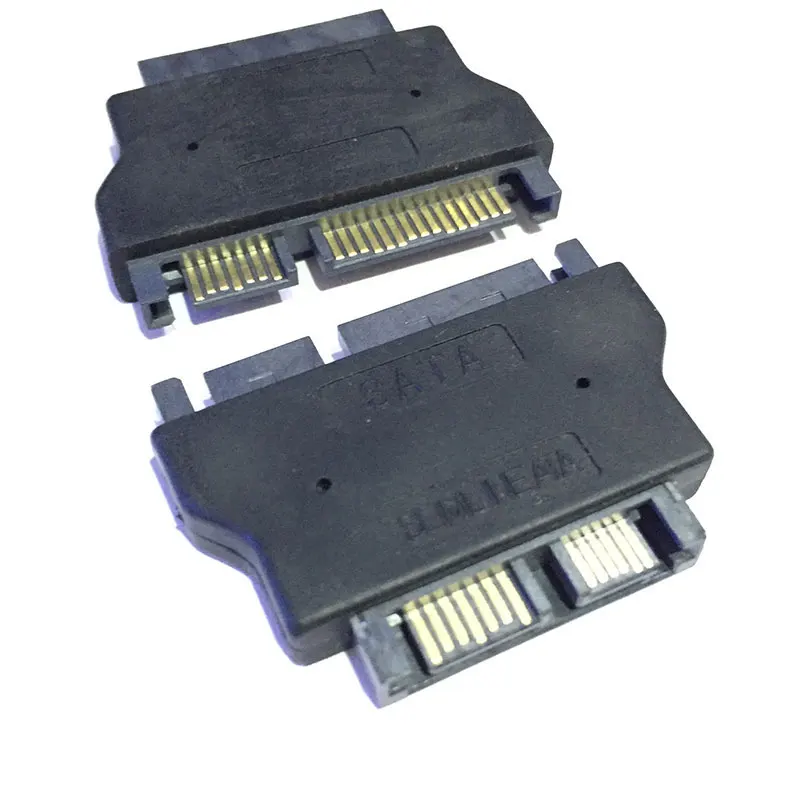 Переходник SATA 22 pin p с переходником male на ODD slimline 13 адаптер штырьковые для