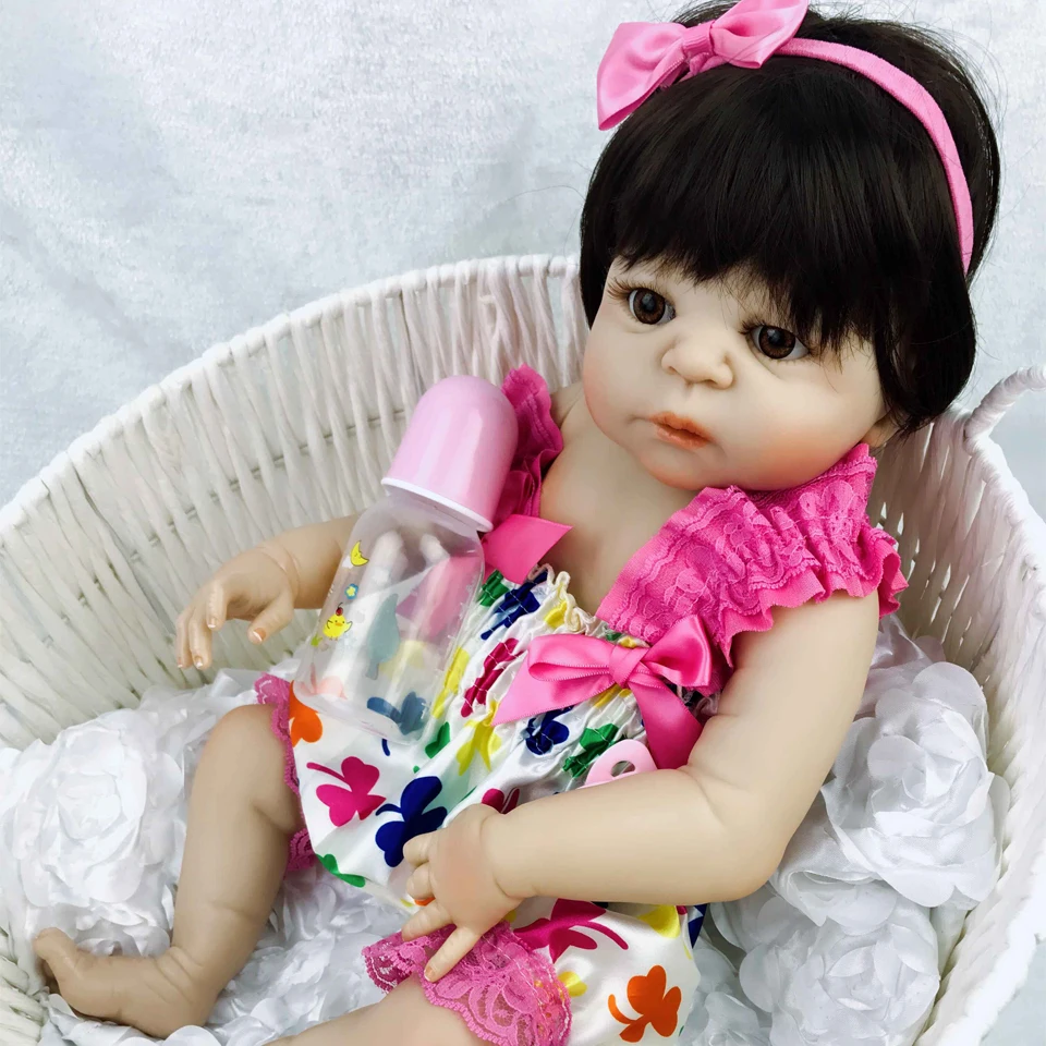 Realistic 10" Girl Doll Lifelike Newborn Soft Vinyl ...
