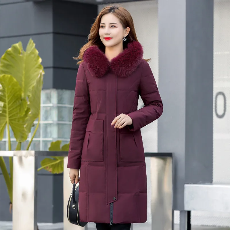 High Quality Down Jacket Women Long parkas 2018 New Winter Coats