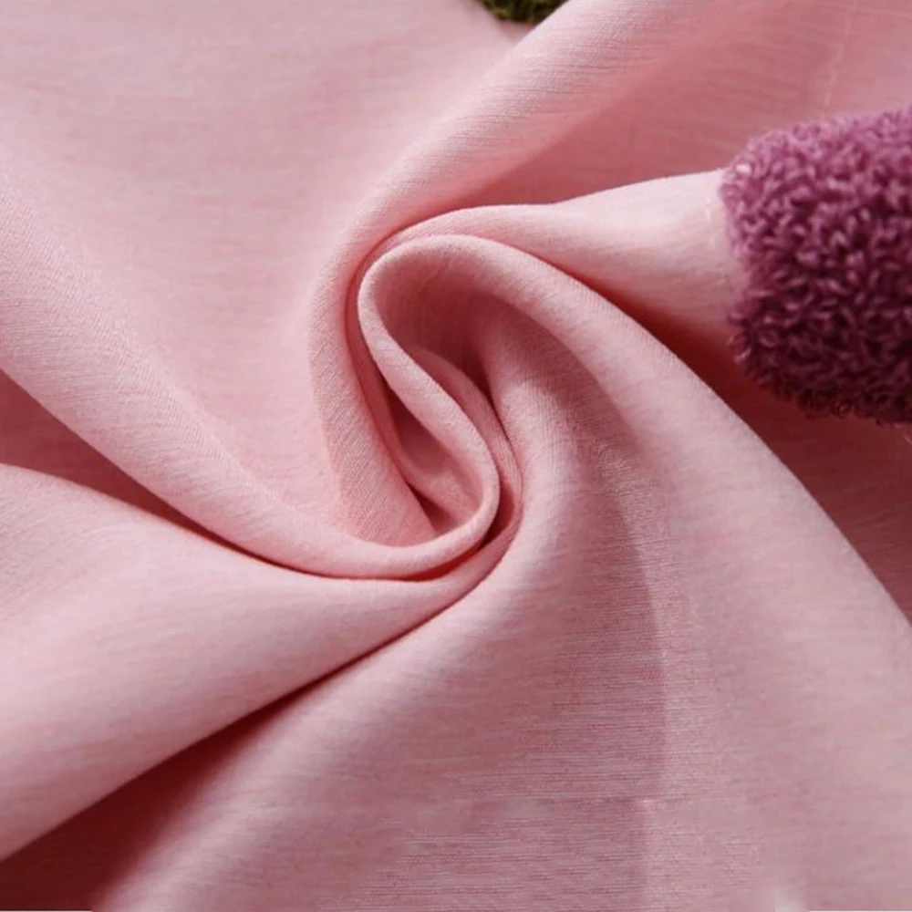 Теплые вышитые полуплотные розовые занавески s для детей, для девочек, для спальни, белая прозрачная вуаль, тюль-шторы для окон, панели TM0383
