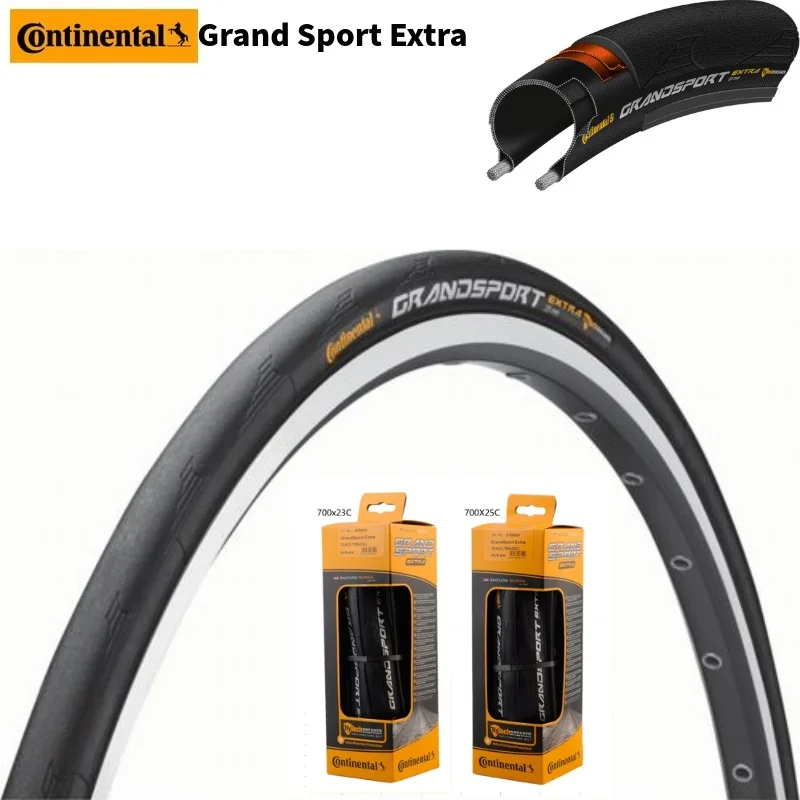 

Continental Original Grand Sport Extra Bicycle Tire 700*23c/25c Foldable Road Bike Tyre Ultralight Folding Tyre Bike Parts