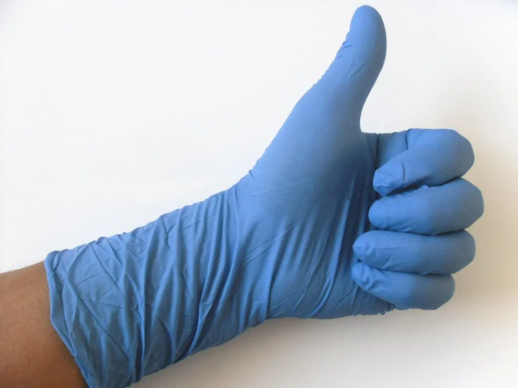 Disposable gloves, 12 inch long thick rubber latex rubber hair washing