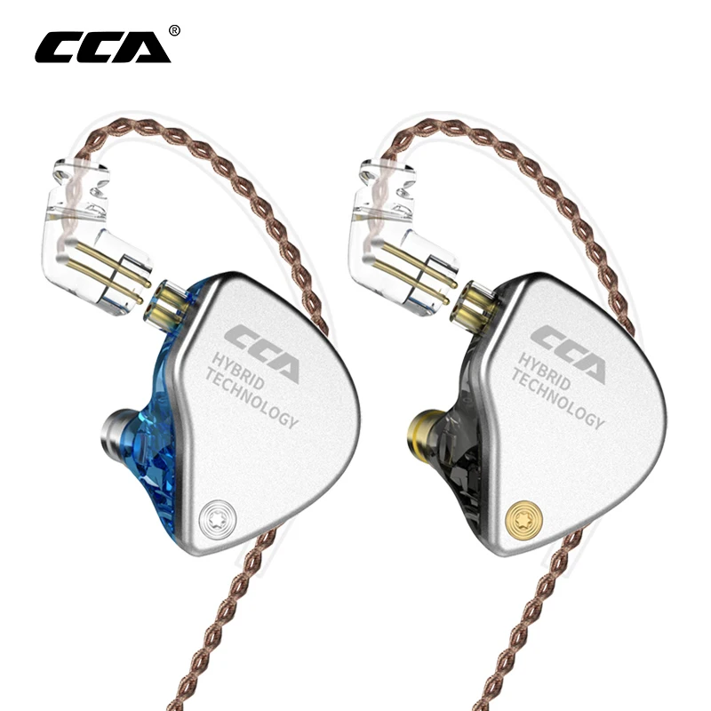 Гибридные наушники вкладыши CCA CA4 1BA + 1DD Hi Fi монитор Спортивная сцена для бега IEM 2