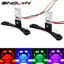 Car Styling LED Devil Eyes Demon Evil Eye DRL LED Module For Headlight Projector Lens Retrofit DIY Red Blue Yellow White Green