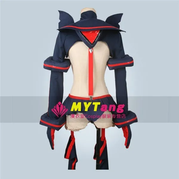 Горячая аниме KILL la KILL Ryuko Matoi модные вечерние униформа косплей костюм синий и красный цвета фригинг секс любой размер полный комплект