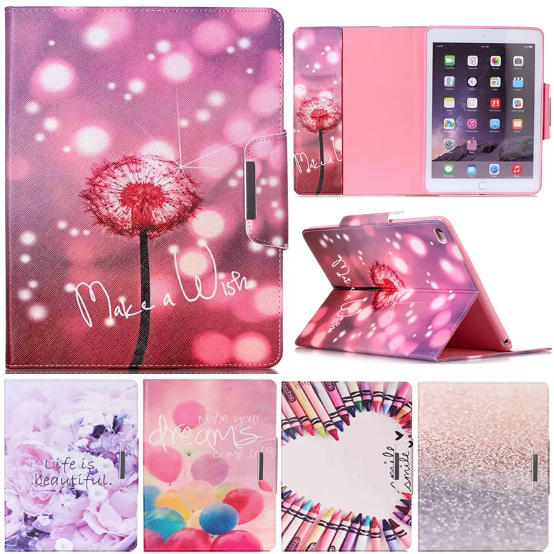 For IPad Air 2 Cute Cartoon Dandelion Flower Pen Stand Leather Smart Fundas Case For Apple IPad Air2 IPad 6 IPad6 Tablet Cover apple-ipad-case : image For IPad Air 2 Cute Cartoon Dandelion Flower Pen Stand Leather Smart Fundas Case For Apple IPad Air2 IPad 6 IPad6 Tablet Cover apple-ipad-case