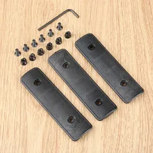 Тактический 3 шт. полимерный Keymod рейка накладка панель s Grip 4*1,1" для охоты стрельбы ружья Аксессуары для страйкбола