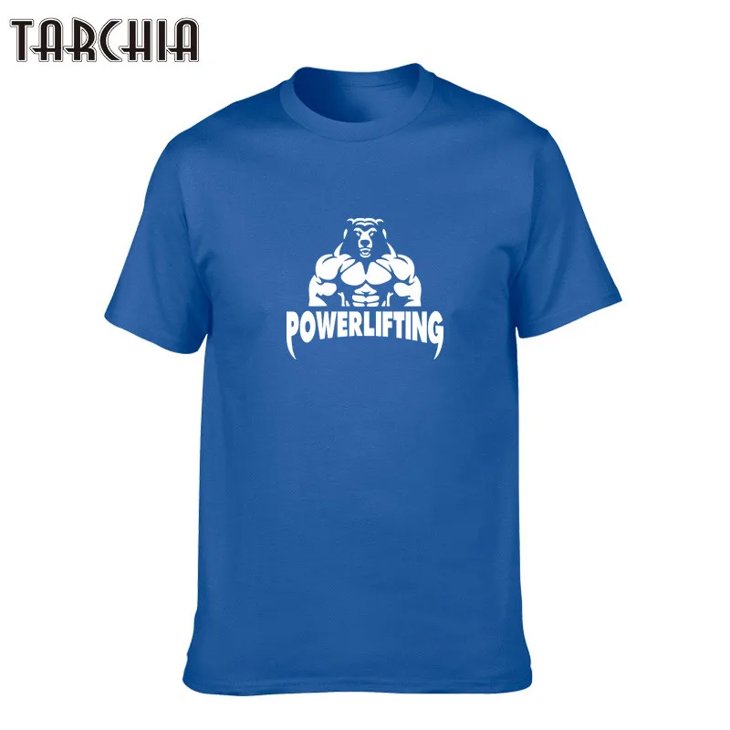 TARCHIA Powerlifters, Мужская футболка, качественные футболки, мужские футболки с коротким рукавом и круглым вырезом, мужские футболки с коротким рукавом, трендовая ткань