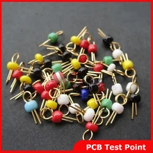 Хорошее качество шесть цветов 50 шт/100 шт ПП тестер печатных плат точка/шарик/Кольцо/обруч керамический pcb тестовые шпильки