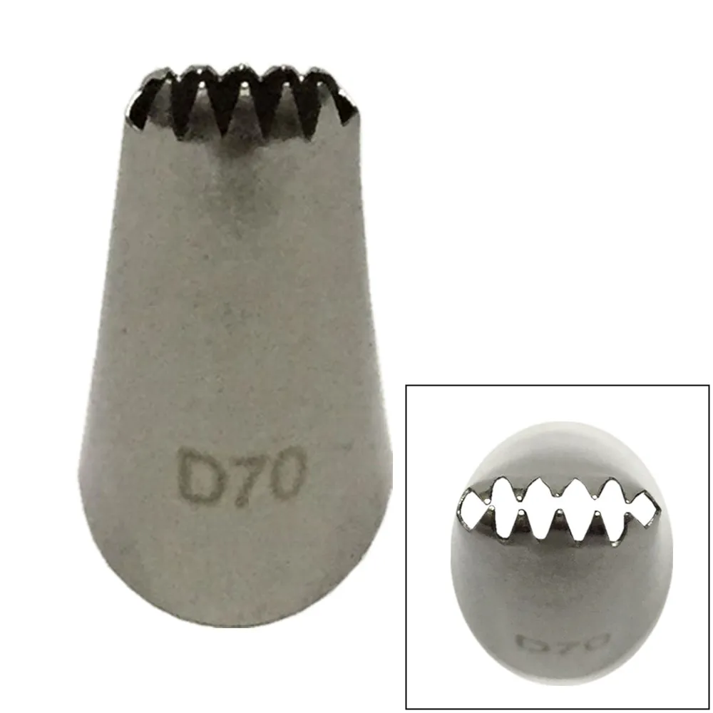 

1PCS Small DIY Cake Icing Piping Nozzle Pastry Tips Foundant Sugar Craft Waves Basket Patern Cake Cream Cupcake Decorating Tools
