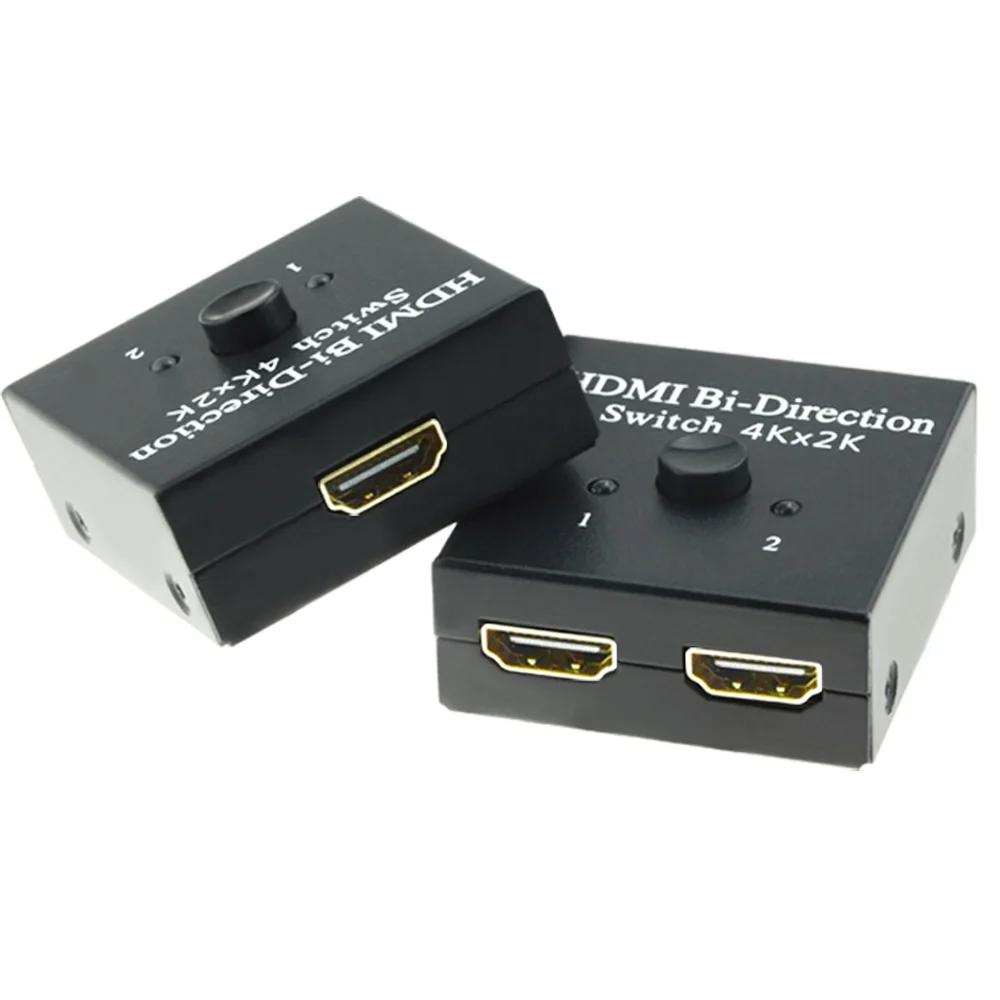 Quevinal HDMI переключатель 2X1 или сплиттер 1X2 двунаправленный с HDCP шагом 3D 4K * 2K 1080p|splitter