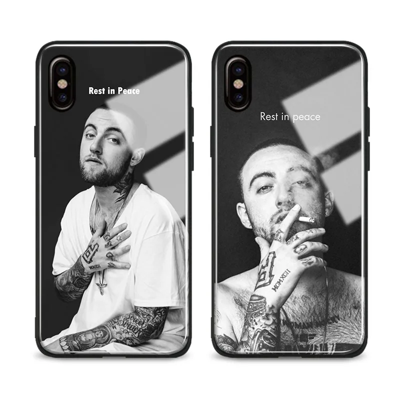 Mac Miller Rip Coque Tempered Glass Soft Silicone Phone Case Shell