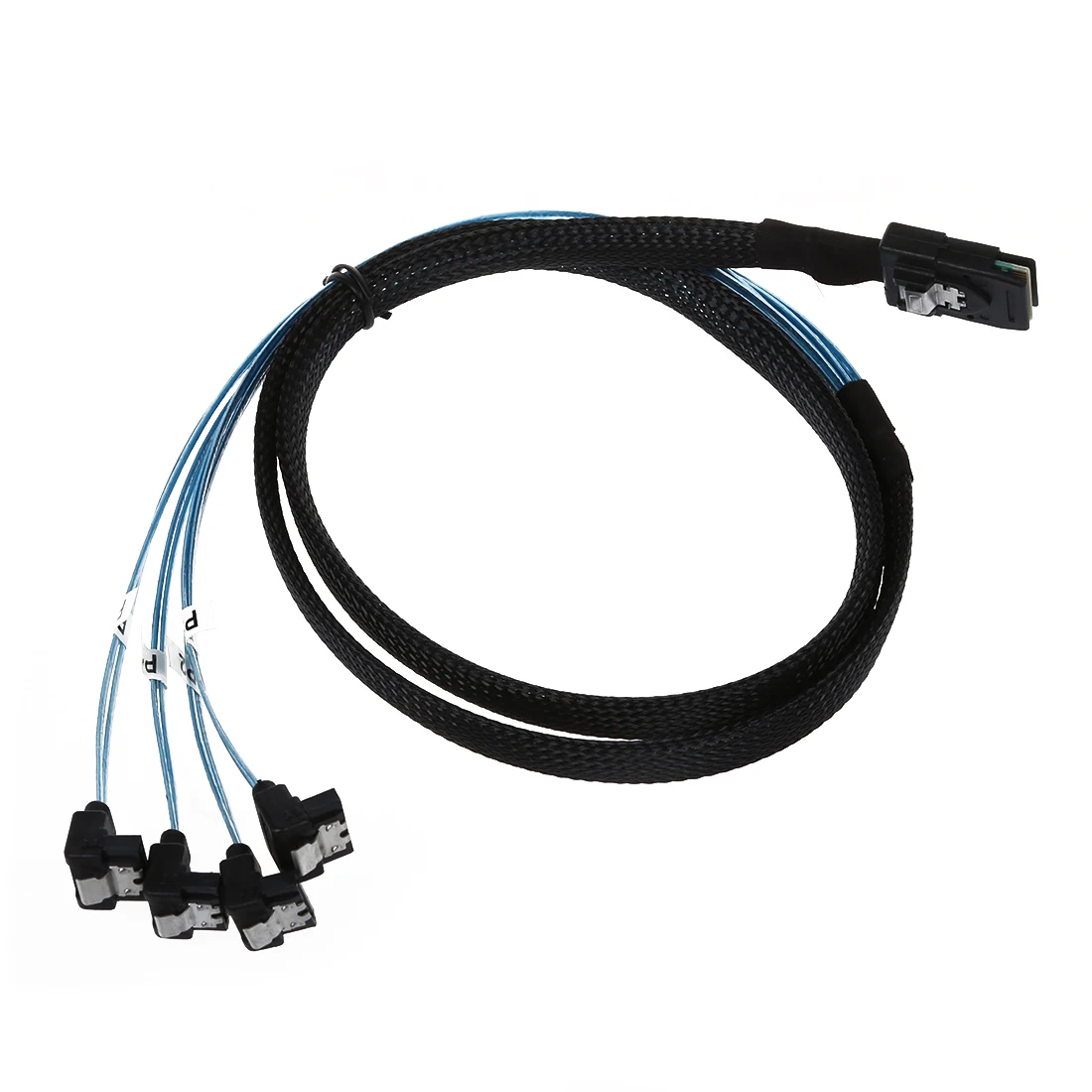 

1 meter 36P mini SAS SFF hard disk cable 8087 4 x SATA 7 P angle