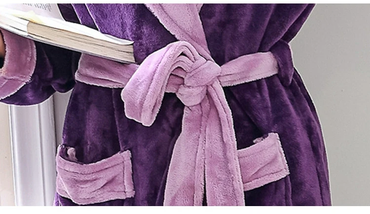 CAVME 6XL размера плюс зимняя Фланелевая пижама; банный халат для Для женщин Femme женские халаты; теплая одежда для сна Ночное платье 70-135 кг