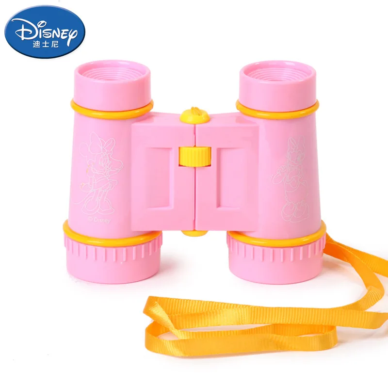 Disney бинокулярный портативный бинокль, детский интерес к разработке естественных и образовательных обучающих игрушек, подарок на день рождения, игрушки