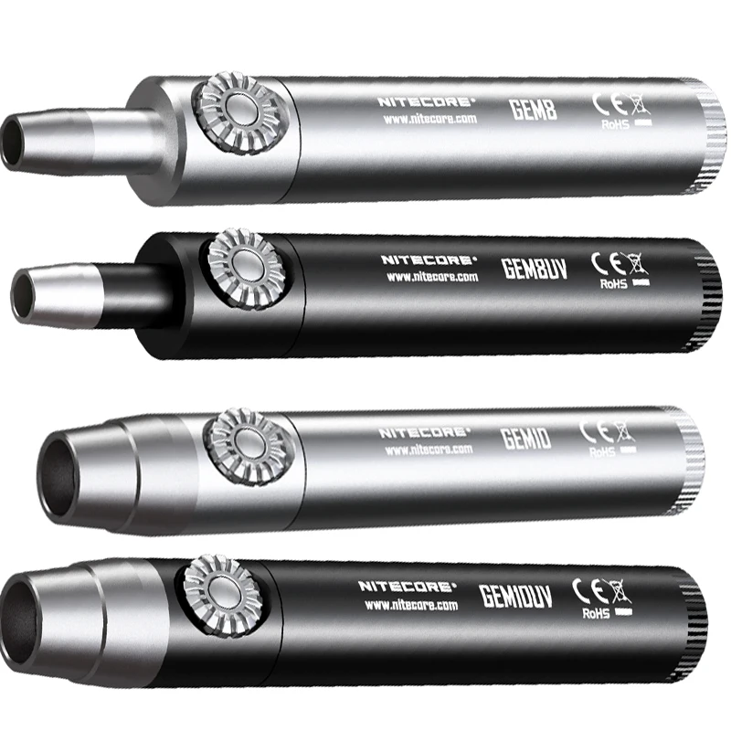NITECORE GEM8 GEM10 GEM8UV GEM10UV идентификация драгоценных камней вспышка CREE XP L HI V3
