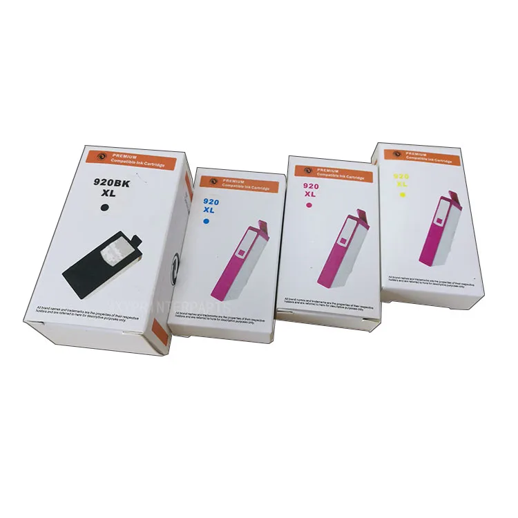 

Free shipping 5sets Empty Printer Ink Cartridge 920 920XL printer machine 4color