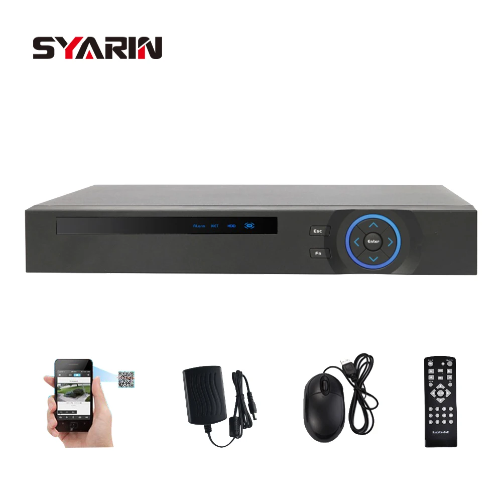 

SYARIN 4ch AHD 1080P DVR CCTV surveillance NVR 4 channel AHD-H 1080P HDMI Standalone security WIFI video recorder