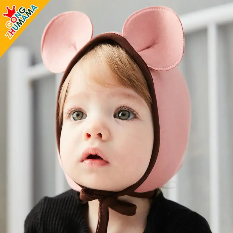 

Baby Winter Earcuff hat Infant Beanie Cap For Girls Cute Ears Head cap Infant bebe hat newborn photography accessories