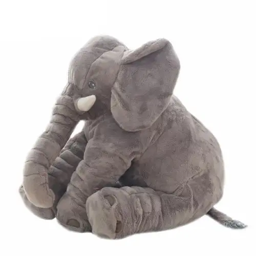 

Baby Child Soft Elephant Cushion Plush Toys Stuff Lumbar Pillow Long Nose Doll