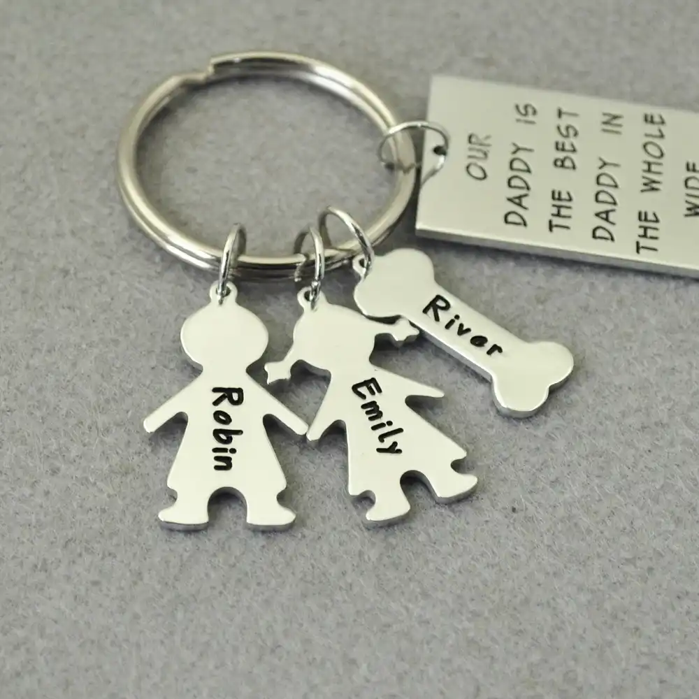 personalised keyrings for fathers day