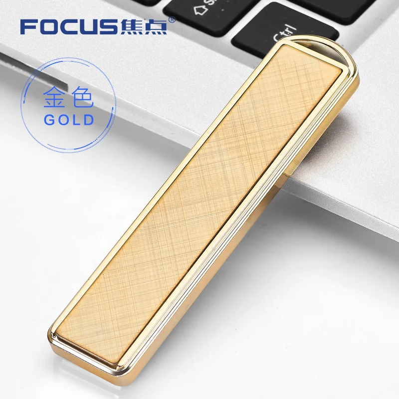 Роскошный электронный usb зажигалка с брелком ультра тонкий и легкий выдвижной