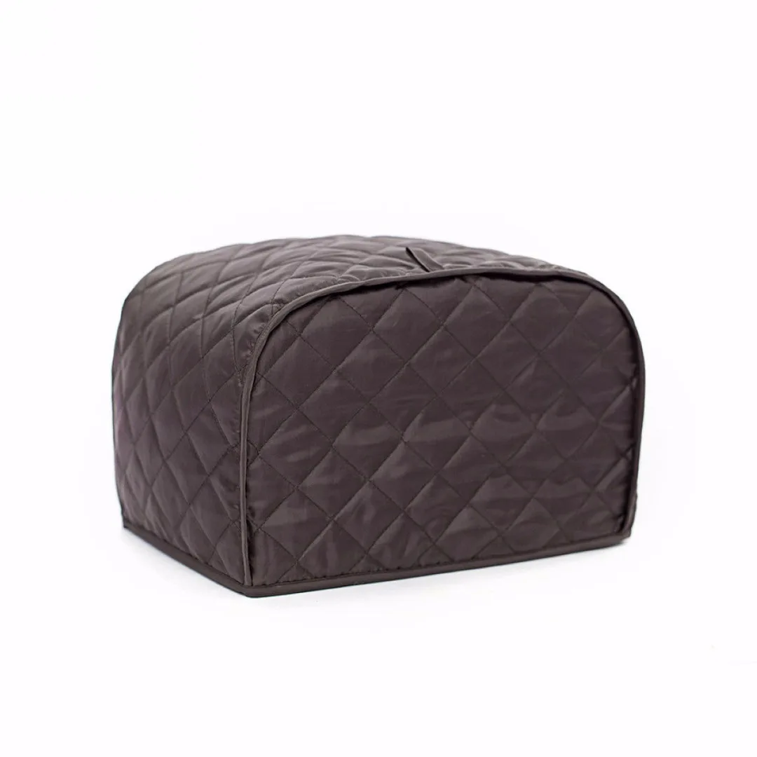 New Big Quilted Home Kitchen Dining Countertop Appliance 4 Slice Toaster Dust Cover